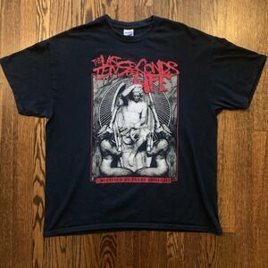 The‎ Last Ten Seconds of Life Band T Shirt Size XL Black Metal Grunge Goth Tee